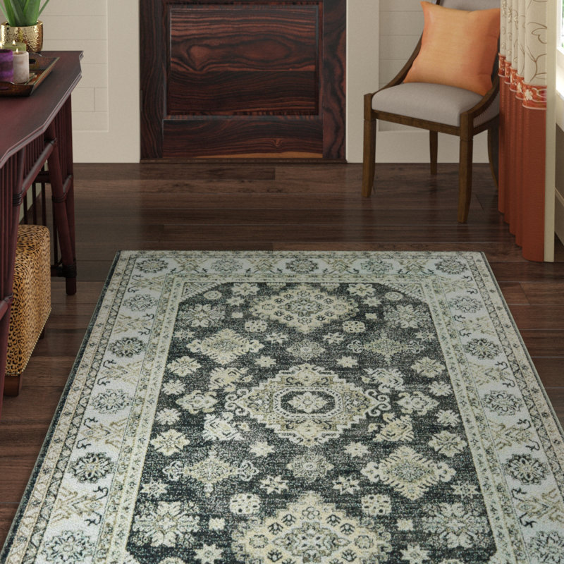 Tapis vert olive clair Hudson Oaks, Rectangle 10 pi x 14 pi