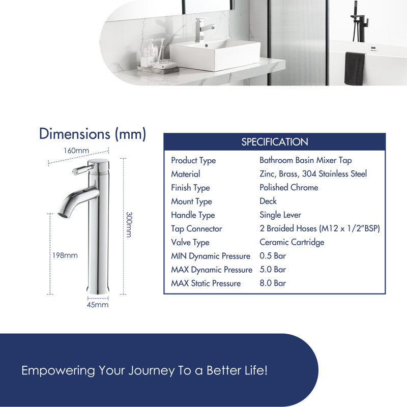 Belfry Bathroom Salerno 550mm L x 410mm W White Vitreous China Oval Sink with Tap