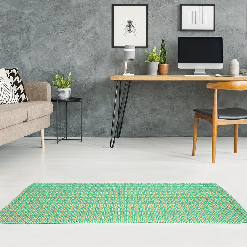 Chenille Striped Indoor Rug, Rectangle 5' x 7'
