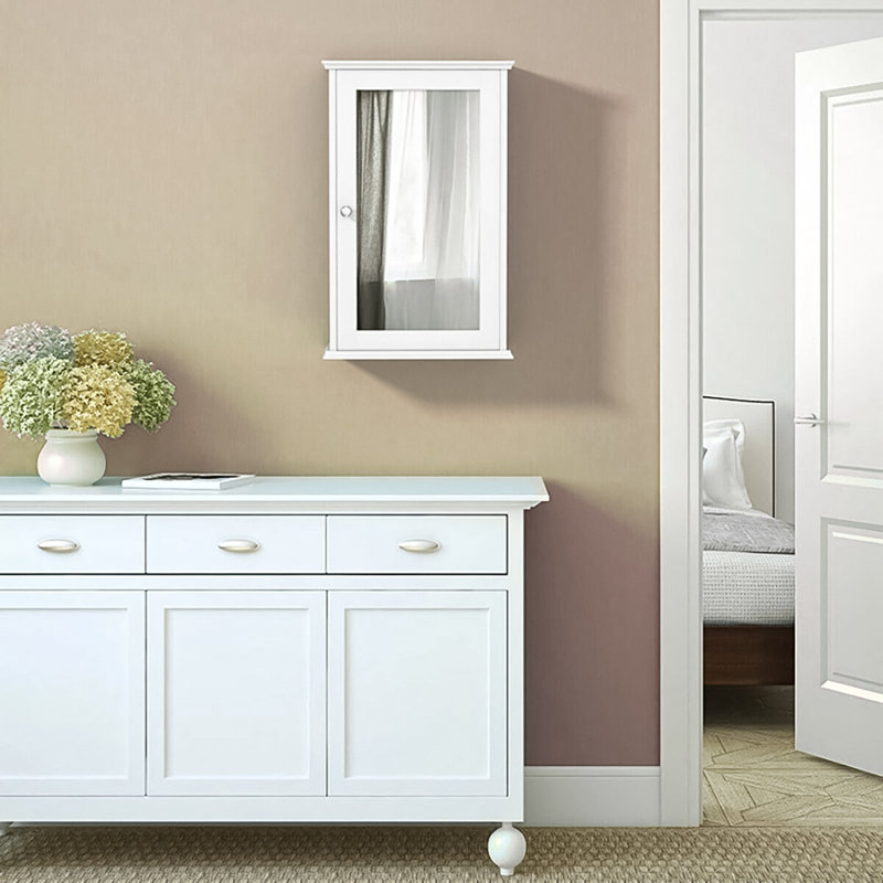 Bathroom Cabinet, White