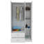 Armoire trois portes Clark, chambre-1953707409