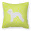 Coussin décoratif intérieur/extérieur carré bedlington terrier-22326058-22326059
