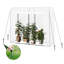 Greenhouse 172x70x200cm, Foil Greenhouse Winterproof, Foil Tunnel For Growing Tomatoes, Tomato House With Door And 2 Windows, Made Of Steel Tube Pe, White-149751104