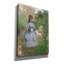 «Girl With Dog» par Claude Monet, estampe numérique sur toile-87903358
