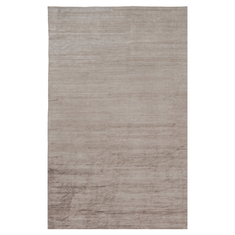 Textural Handmade Kilim Cotton and Silk Area Rug