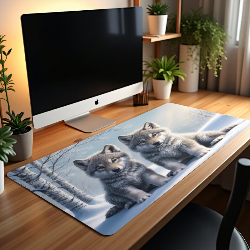 Polyester Desk Pad, 23.6x13.8