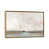 Toile avec cadre flottant or