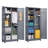 Large Steel Tool Storage Cabinet With Reinforced Frame, Anti-Rust Surface,Lockable Doors&Adjustable Shelves-998755396-998755402