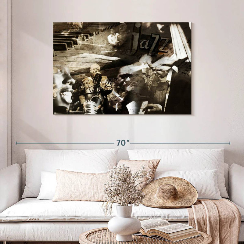 Abarca Collage Jazz, 30" H x 45" W