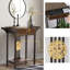 Console en bois massif 32,09 "Domna