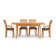 Sarah 4 - Person Solid Wood Top Four Leg Dining Set