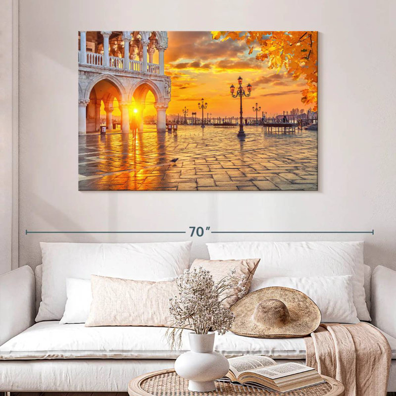 Ravi Piazza Di San Marco, H 32 po x l 48 po