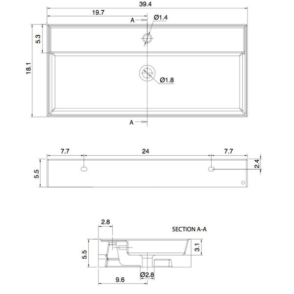Dimensions du produit