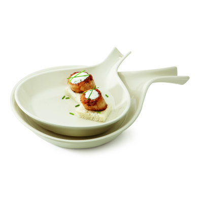 GET SK-2-IV Melamine Break-Resistant Serving Skillet, 16 Ounce, Ivory (Set of 12)