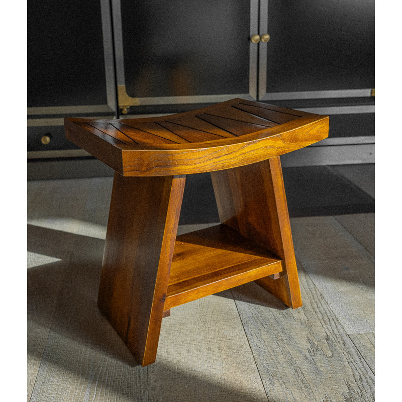 Daigan 18" W Teak Shower Bench