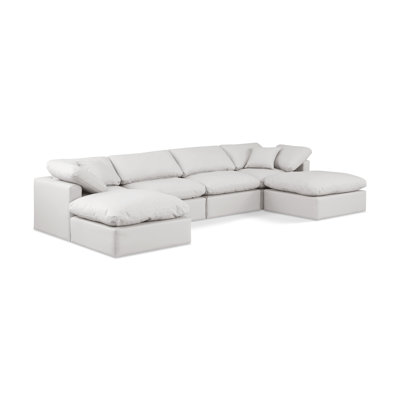Itala Upholstered U-Shaped Sectional Reversible