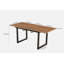 Table de salle à manger carrée extensible avec pieds en métal, table de cuisine moderne pour gagner de l'espace-1219851113-1219851114