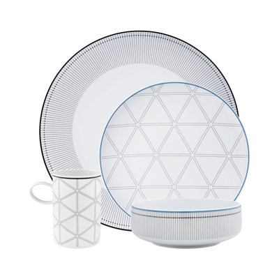 Orquestra Piece Porcelain China Dinnerware Set