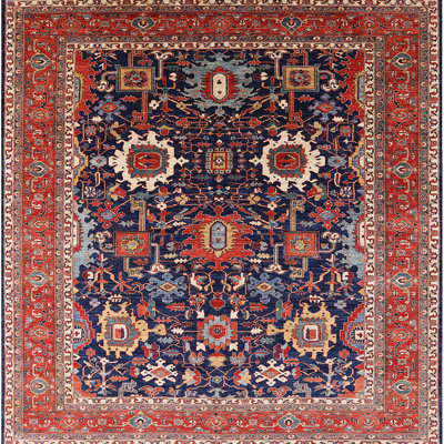 Tapis mauve / rouge