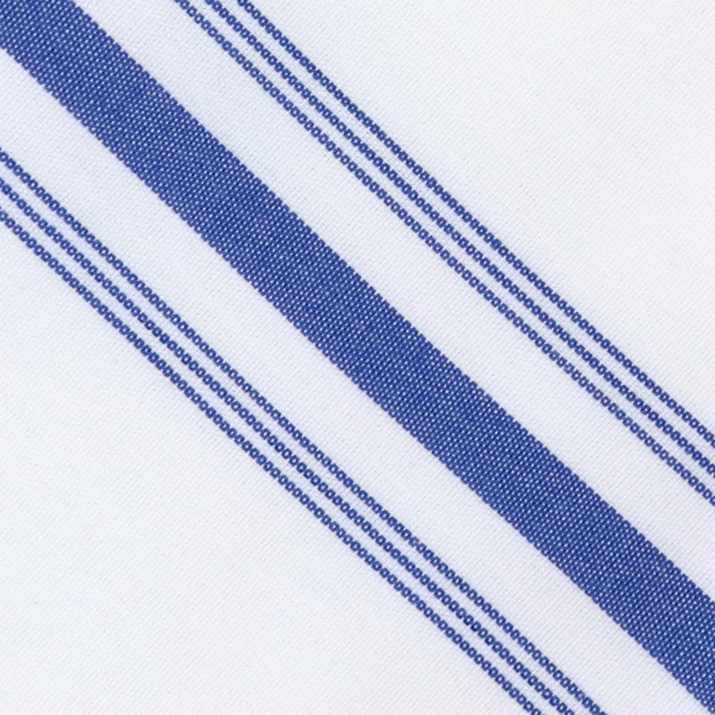 Polyester Striped Rectangle Napkin, Blue