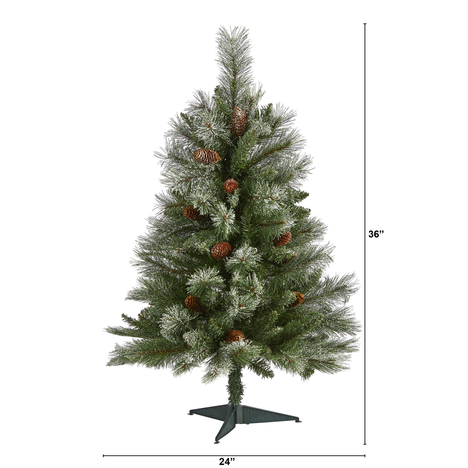 Artificial Christmas Tree, 3' H