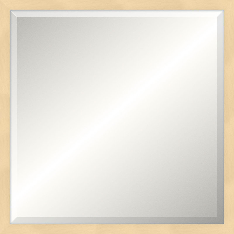 Miroir Davenport, Espresso, Carrée, 23,75 po x 23,75 po