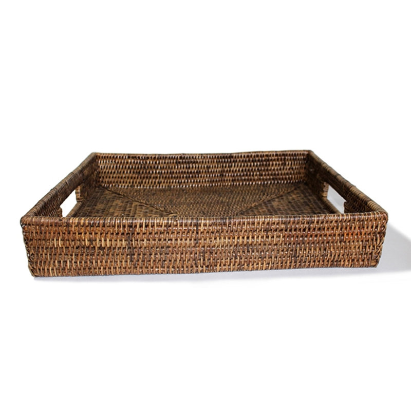 Plateau rectangulaire, Antique Brown