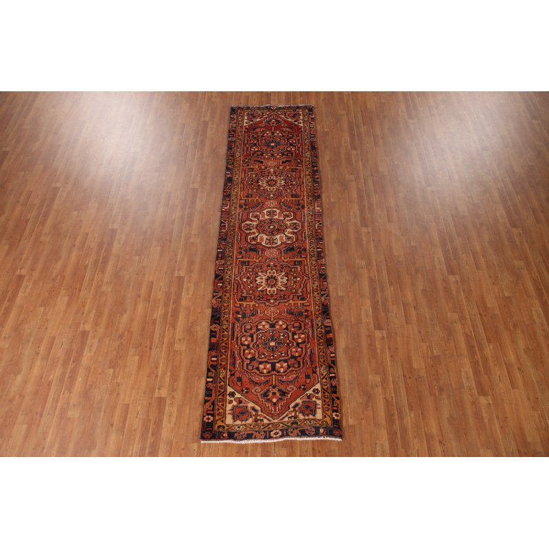 Handmade Wool   Runner Rug 3x12