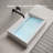 MonBlari 18" X 14" Rectangle Solid Surface Matte White Vessel Sink-120971973-131188101