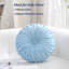 Coussin décoratif ultra doux en velours rond pour canapé (15 pouces)-99170721