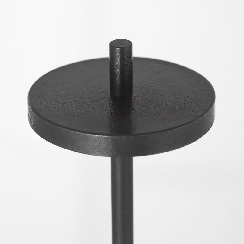 Kelly Wearstler Sene Rechargeable Table Lamp, 12.25" H x 3.25" W x 3.25" D, Black, 1.5 W