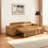Huratio 102.7'' L-Shaped Reversible Sectional Sleeper Sofa 2 In 1 Convertible Sectional Sofa With Pull Out Bed, Storage Chaise And 2 Stools-715508349