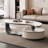 Leaf shaped shaped rock table-104470987-104470988