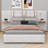 Upholstered Platform Bed With Two Outlets-203853040-203853043