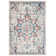 Bazzinotti Cream/Green/Red Looped/Hooked Rug