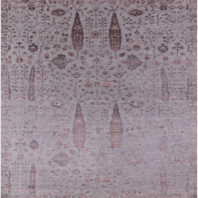 Tapis oriental brun / mauve Halbur