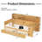 Wooden Twin Daybed With Efficient Storage And Study Facility - Modern Style Multi-Functional Natural Wood Desk For Chic Appearance-1258904960