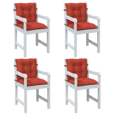 Coussins de chaise à dossier bas Winston Porter 39,4 po x 19,7 po x 2,8 po