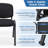 Stackable Seat Reception Chair with Metal Frame