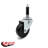4 Piece Rubber Swivel Expanding Stem Caster Set with 2 Brake
