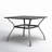 Alyah 37" Square Metal Outdoor Dining Table