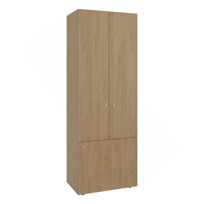 Système de garde-robe Soham Duo, chambre à coucher, Macadamia