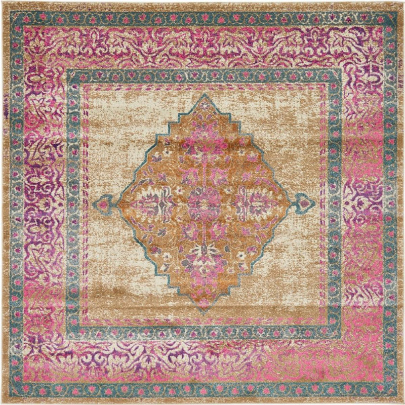 Oriental Indoor Rug, Square 8'
