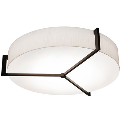 Plafonnier encastré 1 lumière 21,25 po Yancarlos