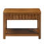 Table de bout avec tablette de rangement,