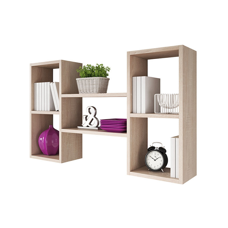 6 Piece Accent Shelf, Oak