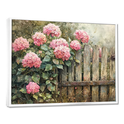 Drissia hortensias par The Farmhouse Gate II - hydrangées, art mural