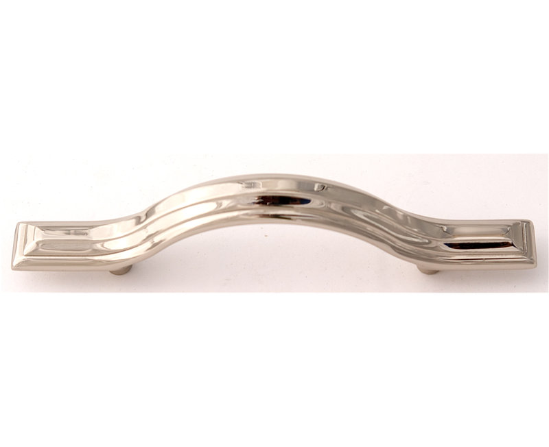 Geometric Arch Pull, Polished Nickel