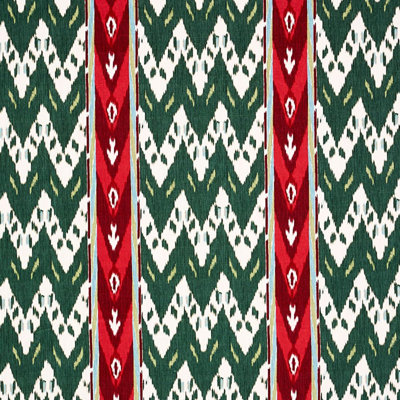 Samar Ikat Velvet Fabric