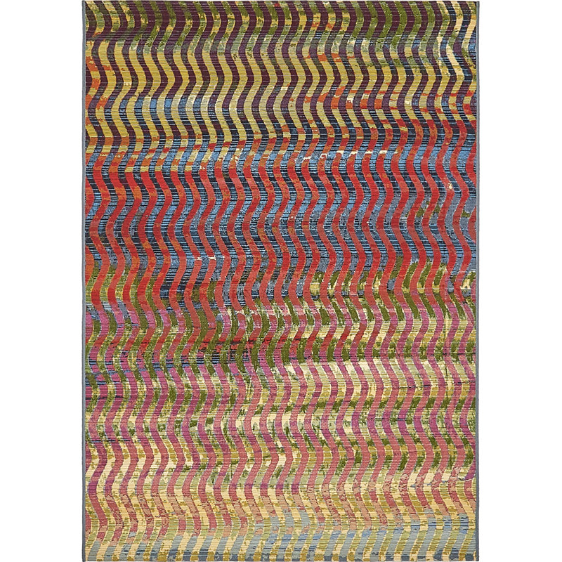 Skylar Washable Abstract Indoor / Outdoor Rug, Rectangle 2'2" x 3'1"